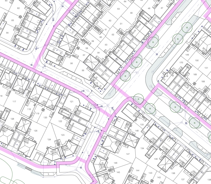 Service Strip Drawing plan crop